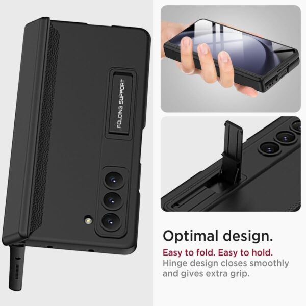 Samsung Galaxy Z Fold 5 Magnetic Adsorption Hinge Holder Protection Phone Case - Image 33