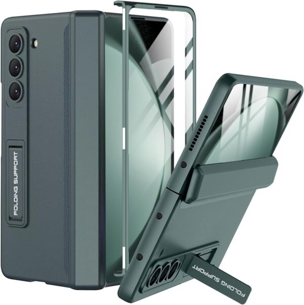 Samsung Galaxy Z Fold 5 Magnetic Adsorption Hinge Holder Protection Phone Case - Image 37