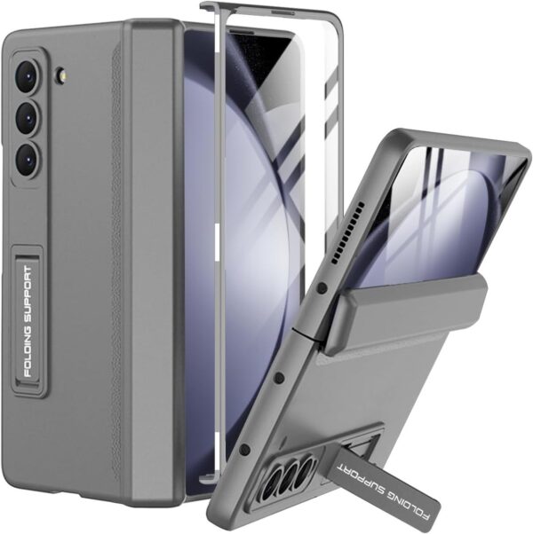 Samsung Galaxy Z Fold 5 Magnetic Adsorption Hinge Holder Protection Phone Case - Image 38
