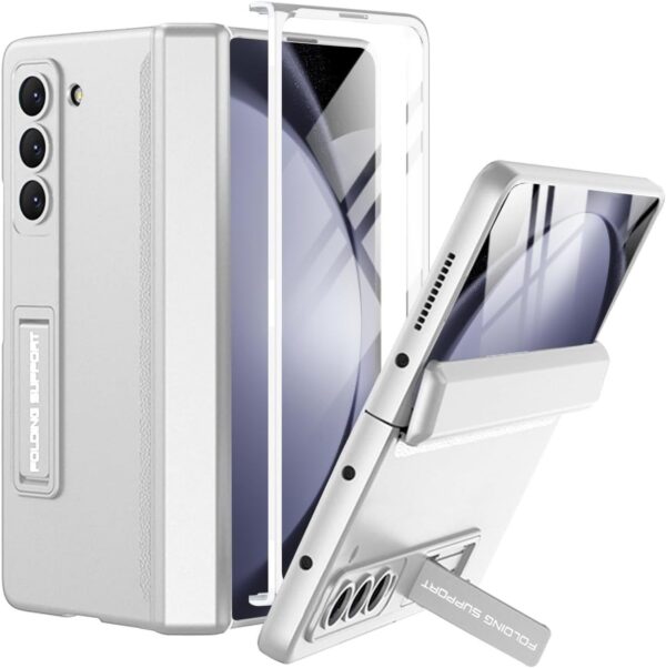 Samsung Galaxy Z Fold 5 Magnetic Adsorption Hinge Holder Protection Phone Case - Image 39