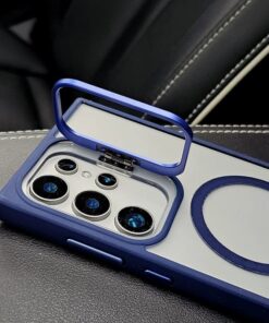 Alternative view of Luxury Premium Magsafe Camera Stand Matte Phone Case For Samaung Galaxy S24 Ultra