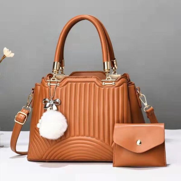 Luxury Premium New Fashion Fine Texture 2 in 1 Ladies Hand Bag - Image 7