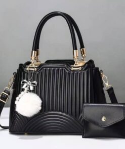 Luxury Premium New Fashion Fine Texture 2 in 1 Ladies Hand Bag