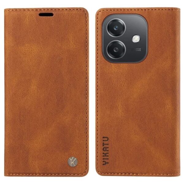 Primeum Quality Fornwenw Leather Flip Cover for OPPO A3/A3x with Kickstand feature, Magnetic Suction - Image 15