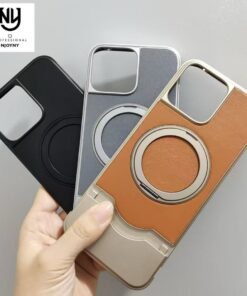 Magnetic 360° Rotatable Ring Stand, Metal Heavy-Duty Protection Case for iPhone 13/14/15/16 Pro Max Series