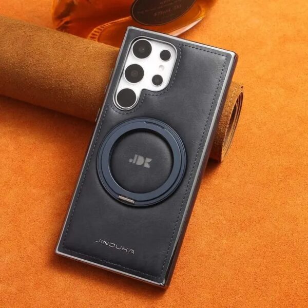 Fun Casery Magnetic Kickstand Shockproof Leather Case for SAMSUNG GALAXY S25/S24 ULTRA SERIES - Image 3