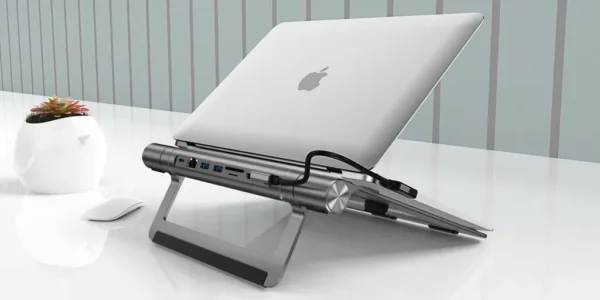 WiWU Laptop Stand Hub 8 in 1 USB-C Docking Station - Image 16