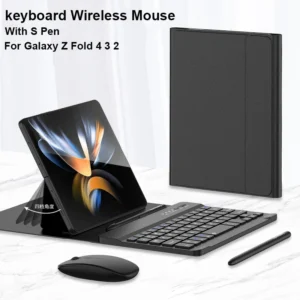 Luxury Premium Wireless Bluetooth keyboard Leather Case Cover For Samsung Galaxy Z Fold Phones