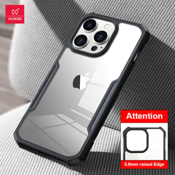 Xunnd Military Shockproof Transparent Bumper Back Case Cover For iPhone 15 Pro/15 Pro Max - Image 6