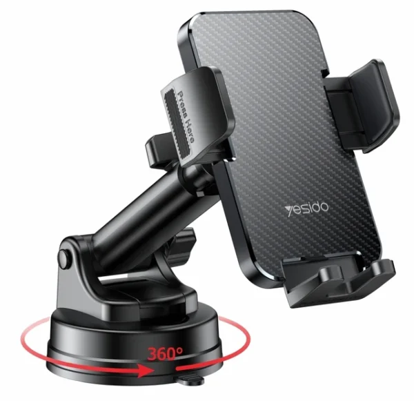 Yesido 360 FlexGrip Auto Swivel Car Phone Holder