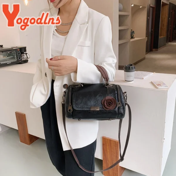 Luxury Premium Yogodlns New flower Pendant Women’s fashion Handbag - Image 5