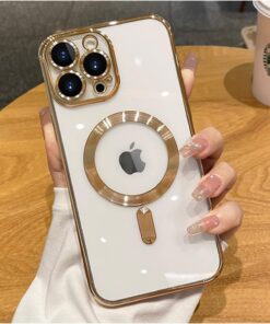 MagSafe Case with Camera Lens Protector for iPhone 14/15 Series