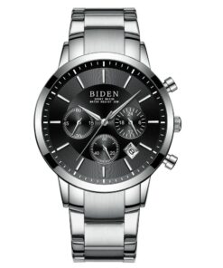 Biden men's watch Business Fashion Casual Display Quartz Waterproof Wristwatch