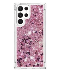 Alternative view of Luxury Premium Cute Flowing Glitter Sparkle Dynamic Quicksand Case Cover For Samsung Galaxy S24 Ultra