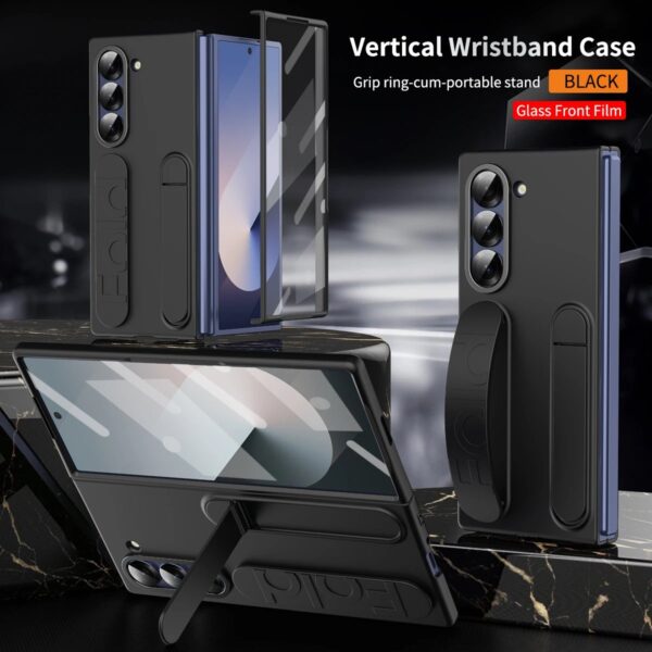 Luxury Premium Wristband Foldable Stand Case Cover For Samsung Galaxy Z Fold 5/Z Fold 6 - Image 17