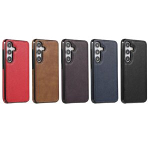 Luxury Premium PU Line Leather Stitching Case Cover For Samsung Galaxy A35/A55