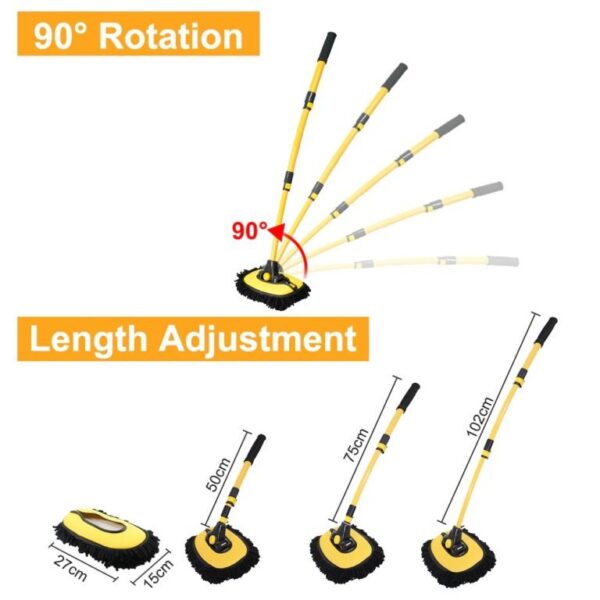 Car Mop Chenille Auto Telescoping Cleaning Brush - Image 16