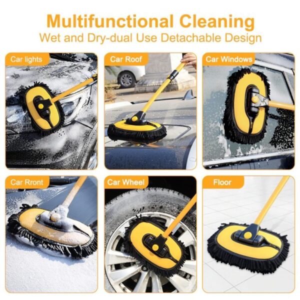 Car Mop Chenille Auto Telescoping Cleaning Brush - Image 14