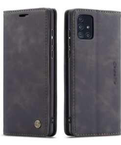 Alternative view of Luxury Premium Caseme Leather Wallet Case Cover and 3D GlassProtector For Samsung Galaxy A51/A71