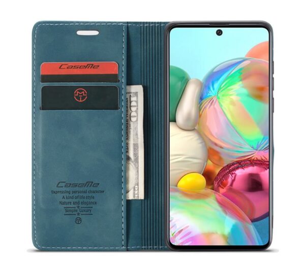 Luxury Premium Caseme Leather Wallet Case Cover and 3D GlassProtector For Samsung Galaxy A51/A71 - Image 8