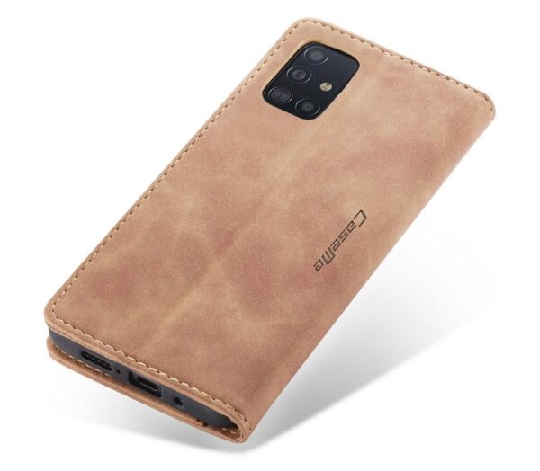 Luxury Premium Caseme Leather Wallet Case Cover and 3D GlassProtector For Samsung Galaxy A51/A71 - Image 18