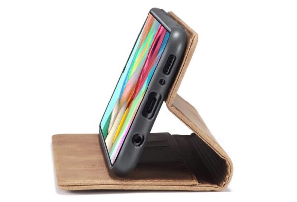 Luxury Premium Caseme Leather Wallet Case Cover and 3D GlassProtector For Samsung Galaxy A51/A71 - Image 19