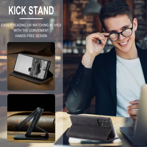 Luxury Premium Caseme Slim Folio PU Leather Wallet Case Cover For Samsung Galaxy A53/A72/A73 - Image 22