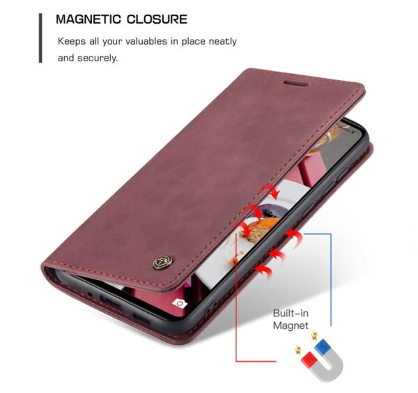 Luxury Premium Caseme Slim Folio PU Leather Wallet Case Cover For Samsung Galaxy A53/A72/A73 - Image 4