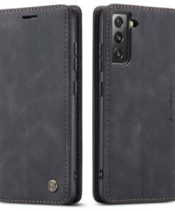 Alternative view of Luxury Premium Soft Slim Folio Flip PU Leather Wallet Case Cover For Samsung Galaxy S22 Series