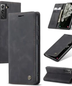 Luxury Premium Soft Slim Folio Flip PU Leather Wallet Case Cover For Samsung Galaxy S22 Series