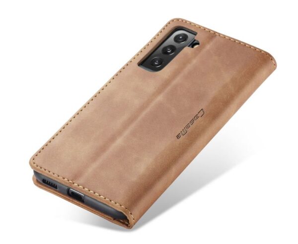 Luxury Premium Soft Slim Folio Flip PU Leather Wallet Case Cover For Samsung Galaxy S22 Series - Image 18