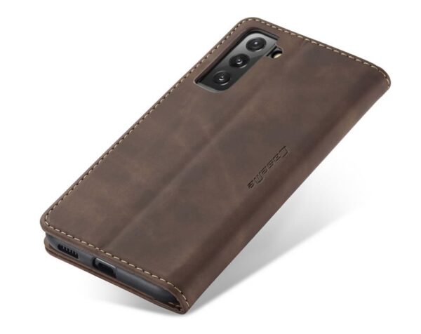 Luxury Premium Soft Slim Folio Flip PU Leather Wallet Case Cover For Samsung Galaxy S22 Series - Image 11