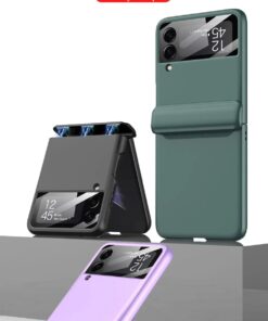 GKK Magnetic Hinge Tempered Glass Case Cover For Samsung Galaxy Z Flip 3/Z Flip 4