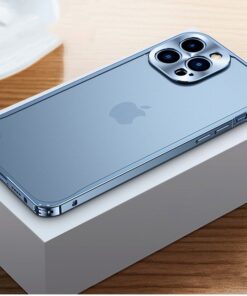 Alternative view of Luxury Premium Metallic Matte Transparent Shockproof Case for iPhone Series