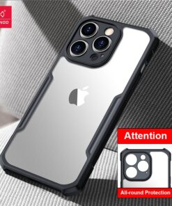 ORIGINAL XUNDD Shockproof Transparent Bumper Back Phone Case For iPhone Series