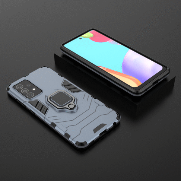 Samsung Galaxy A52 Black Panther Shockproof Armor Ring Case - Image 6