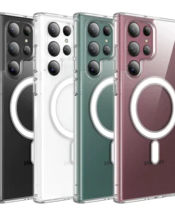 Luxury Premium Shockproof Clear MagSafe Magnetic Cover Case For Samsung Galaxy S22 Ultra/S23 Ultra