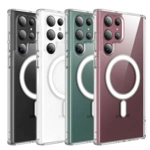 Luxury Premium Shockproof Clear MagSafe Magnetic Cover Case For Samsung Galaxy S22 Ultra/S23 Ultra