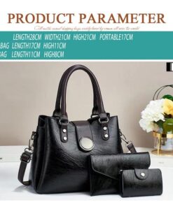Alternative view of Fashion High Quality PU Leather Small Women Tote Hand Bags Crossbody
