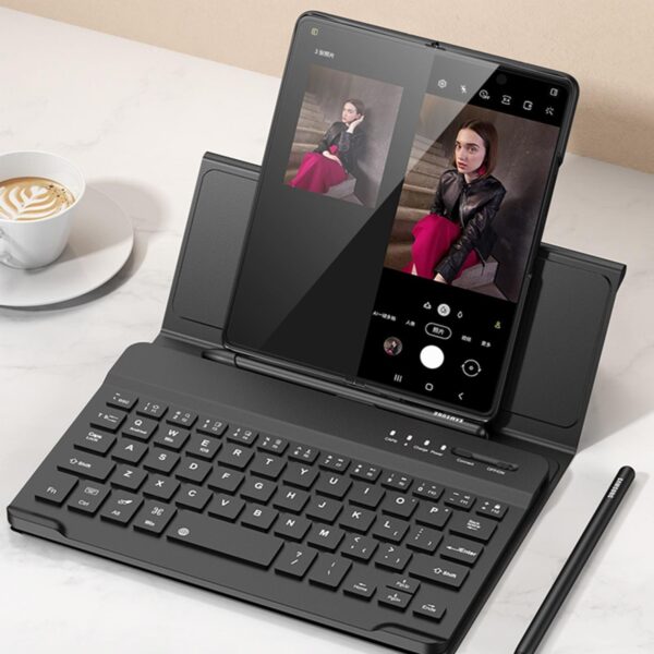 GKK Bluetooth Wireless Keyboard for Samsung Galaxy Z Fold Series with Pen Slot - Image 16