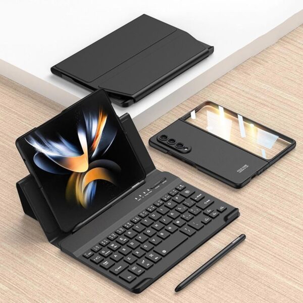 GKK Bluetooth Wireless Keyboard for Samsung Galaxy Z Fold Series with Pen Slot - Image 14