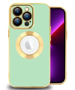 Luxury Soft Gold Electroplated Magsafe Case For iPhone Series