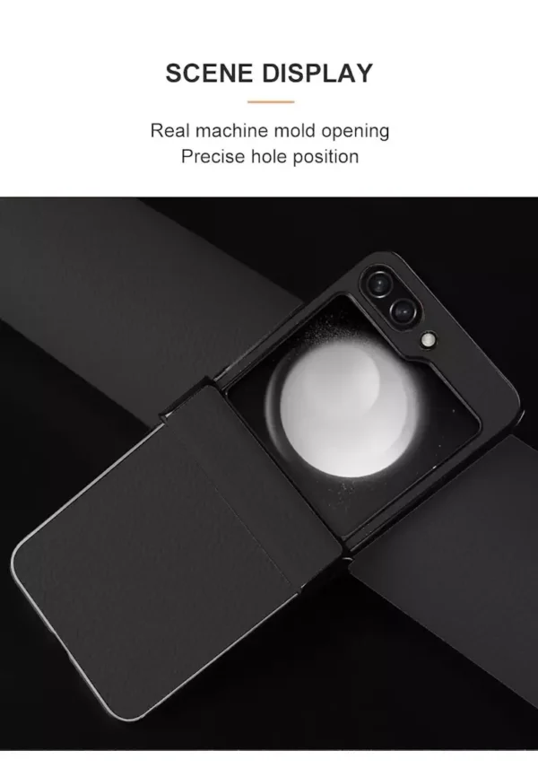 Xundd Leather PU with Hinge Protection Case Cover For Samsung Z Flip 5 - Image 9