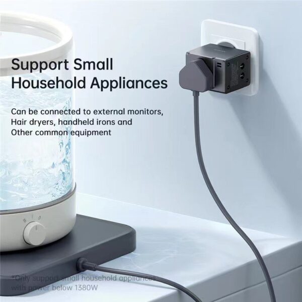 Premium ONESAM Universal Travel Adaptors Fast Charging USB-C + USB Port Output Type-C - Image 8