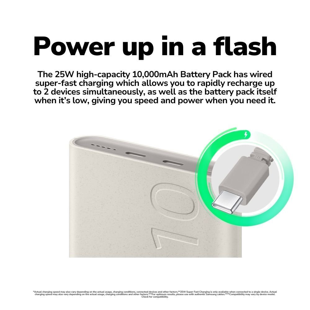 SAMSUNG OEM 10,000 mAh (25W) / 20,000 mAh (45W) USB-C Port Super-Fast Charging Powerbank - Image 9