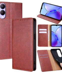 Premium Quality Leather Flip Cases for VIVO V29 and VIVO Y17s Series