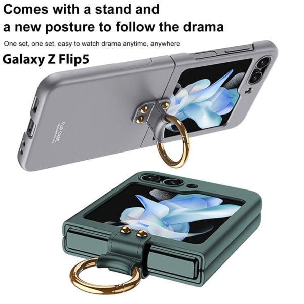 Luxury Premium Ring Case Cover For Samsung Galaxy Z Flip 5 5G - Image 4