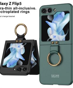 Alternative view of Luxury Premium Ring Case Cover For Samsung Galaxy Z Flip 5 5G