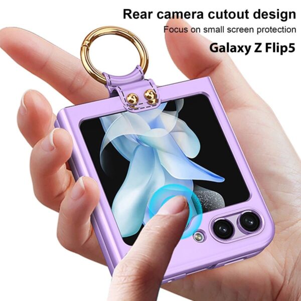 Luxury Premium Ring Case Cover For Samsung Galaxy Z Flip 5 5G - Image 6