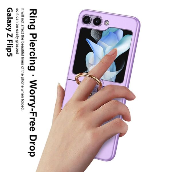 Luxury Premium Ring Case Cover For Samsung Galaxy Z Flip 5 5G - Image 7